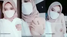 Hijab Camilla Remas Toket Video by Indo18