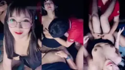 Bokep Threesome Outdoor 4_BG Imut Kacamata Video by PornTrex