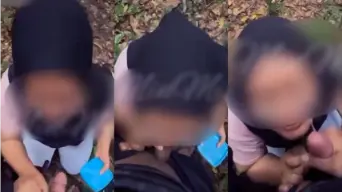Suruh Pacar Hijab Nyepong di Alam Terbuka Video by Beeg