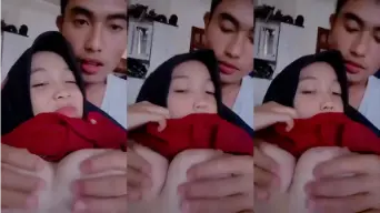 Toket Adik Hijab Diremas Kakak Tiri Video by YourPorn