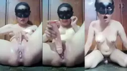 Silvia Chan Hot Omek Dildo Video by BebasIndo