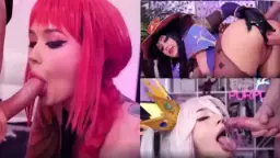 Bokep Exodus X Little Reislin Vs Purple Bitch World PMV Games Porn Compilation By BokepSIN Video by simontok