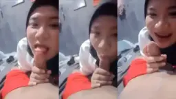 Hijab Binal Sepong Kontol Pacar Baru Video by YouJizz