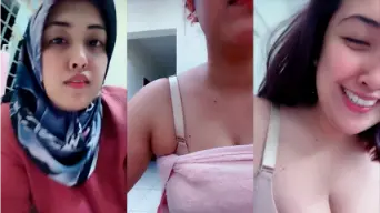 Sha Ganti Baju Pake BH Doang Video by indo